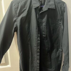 H&M Black Slim Fit Shirt